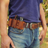 2 slot harmonica holder - DMleather