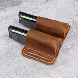 2 slot harmonica holder - DMleather