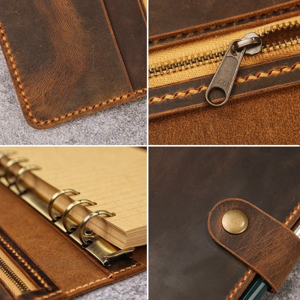 6 ring binder - DMleather