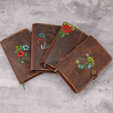 a5 leather notebook cover - DMleather