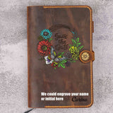 a5 leather notebook cover - DMleather