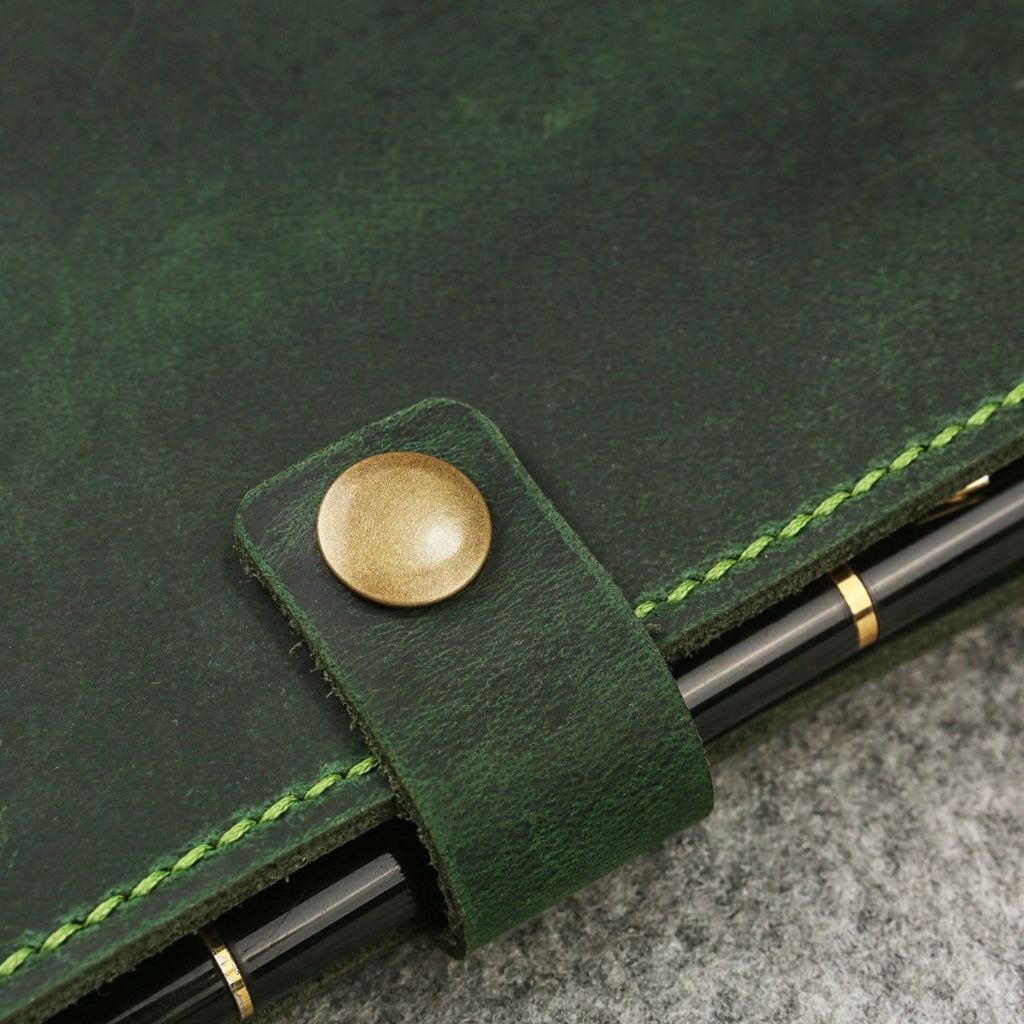 a5 leather ring binder - DMleather