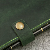 a5 leather ring binder - DMleather