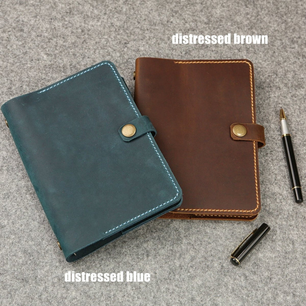 a5 leather ring binder - DMleather