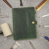 a5 leather ring binder - DMleather