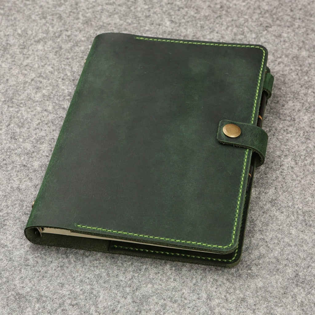 a5 leather ring binder - DMleather