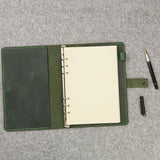 a5 leather ring binder - DMleather