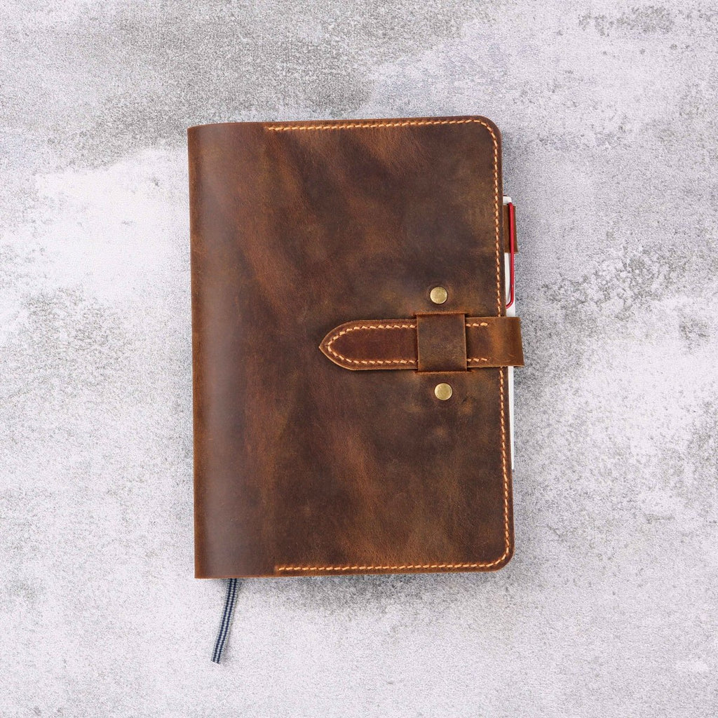a5 planner cover - DMleather