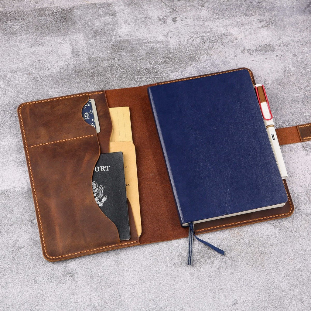 a5 planner cover - DMleather