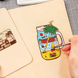 art journal - DMleather