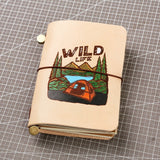 Handmade Leather Art Journal Travelers Notebook Diary with 3 Inserts