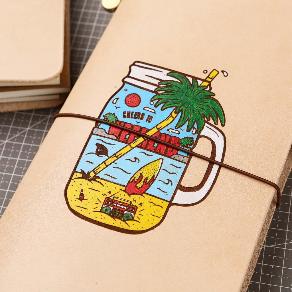 art journal - DMleather