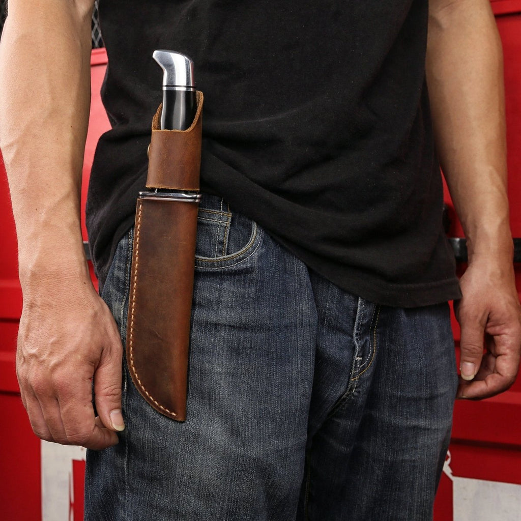 buck 120 leather sheath - DMleather