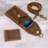 cell phone crossbody bag - DMleather