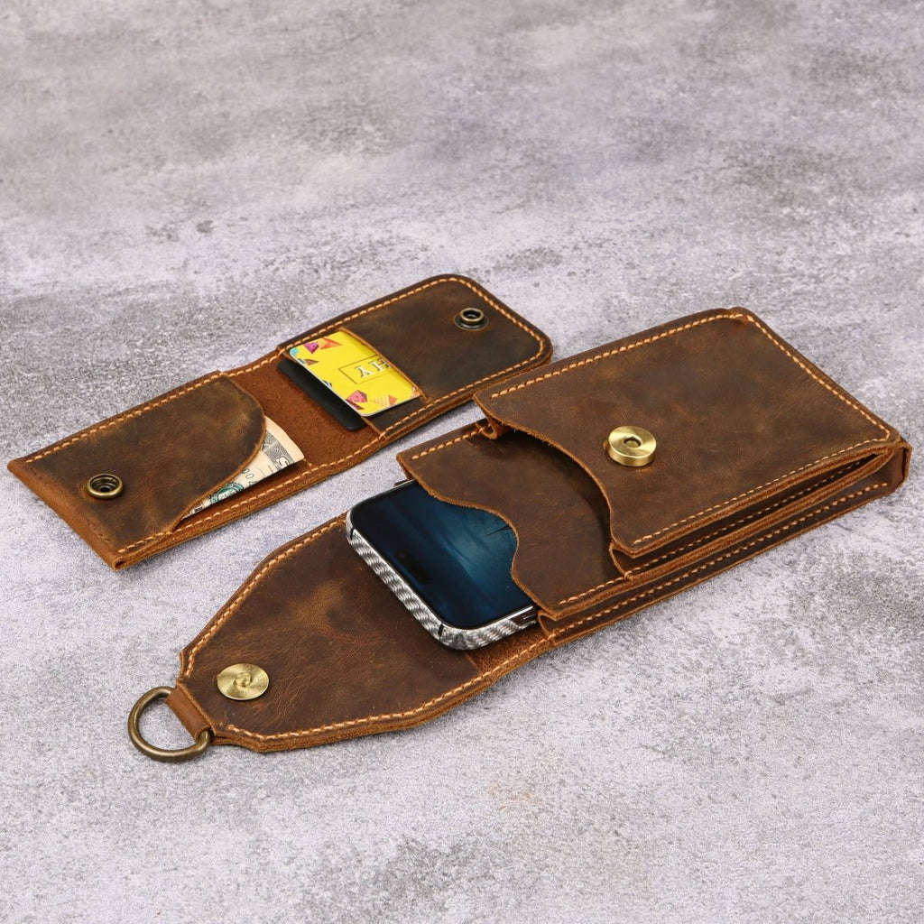 cell phone crossbody bag - DMleather