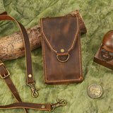 cell phone crossbody bag - DMleather