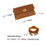cell phone crossbody bag - DMleather