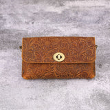 cell phone crossbody bag - DMleather