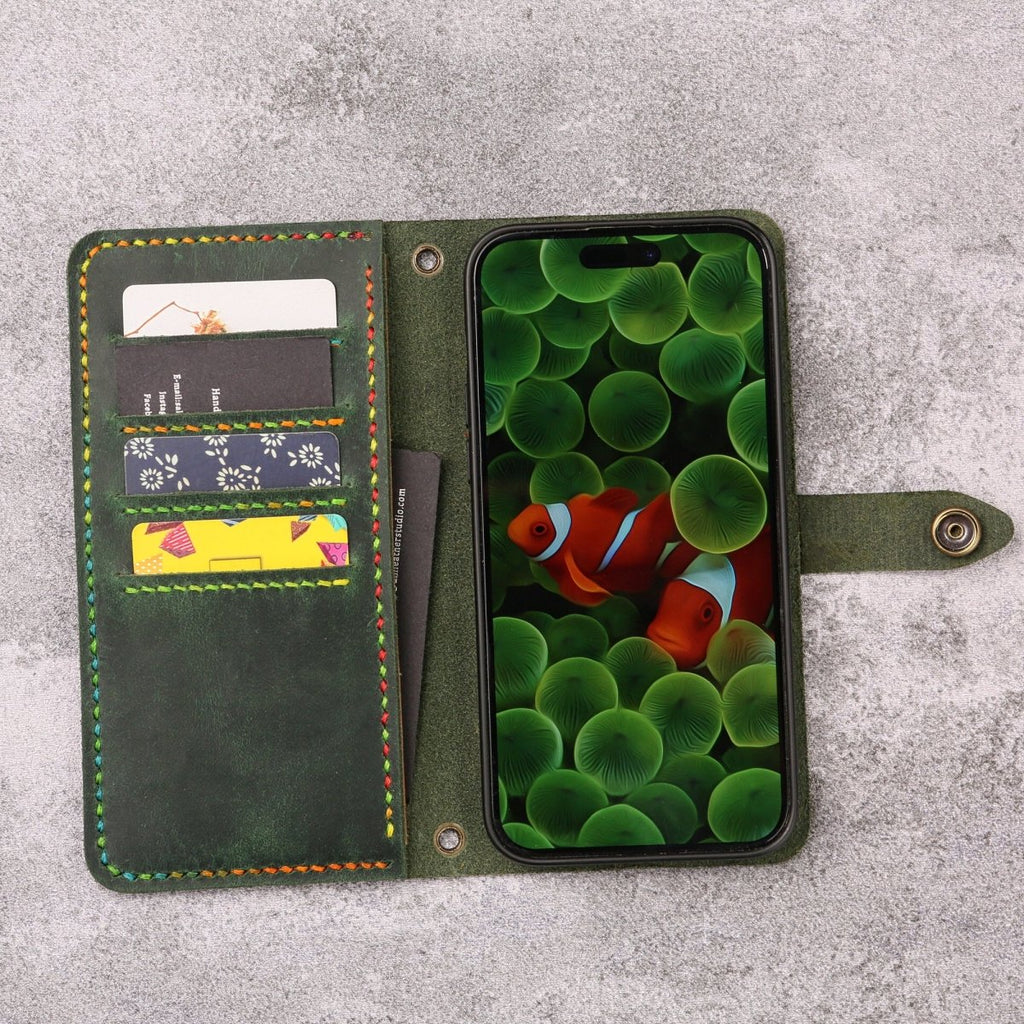 custom wallet phone case - DMleather