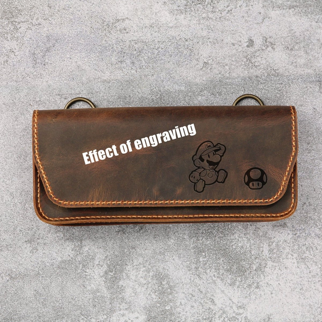 Engraved Switch case - DMleather