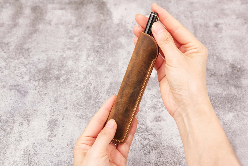 fountain pen case - DMleather