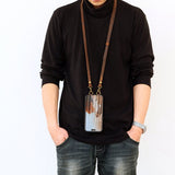 iphone 13 pro case with strap - DMleather