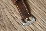 Vintage mens leather watch straps for Panerai watch