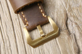 Vintage mens leather watch straps for Panerai watch