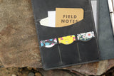 Gray leather 3 ring binder business portfolio