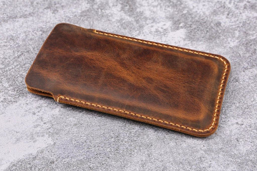 apple leather sleeve - DMleather