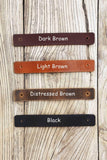Premium full grain leather dresser handles drawer pulls furniture handles