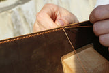 3 ring binder portfolio - DMleather