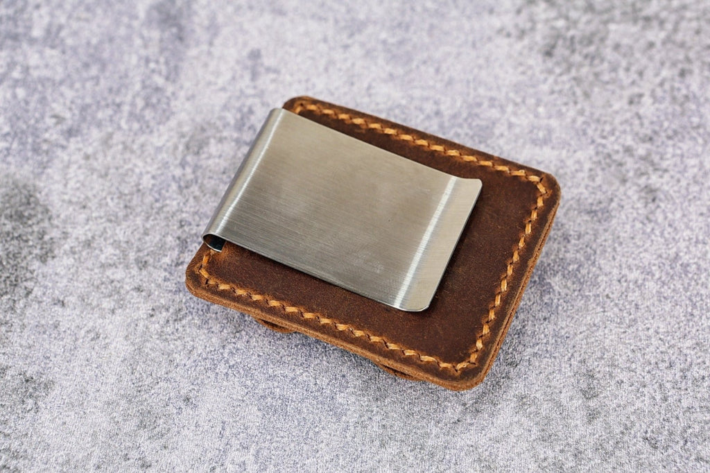 Leather pen pencil holder clip for notebook journal
