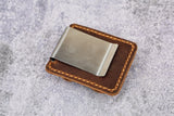 Leather pen pencil holder clip for notebook journal
