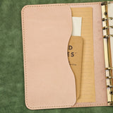 a6 leather binder - DMleather