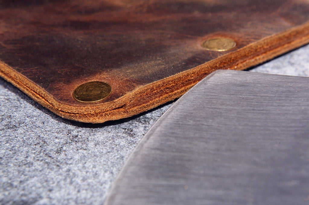Leaher Axe Head Sheath Protect Cover Leather Hatchet Sheath