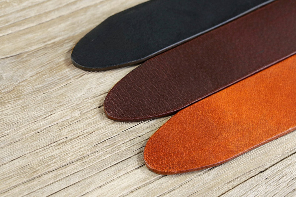 Personalized full grain men leather belt