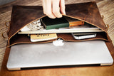 15 inch leather laptop bag - DMleather