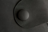 All black leather A5 6 ring binder diary