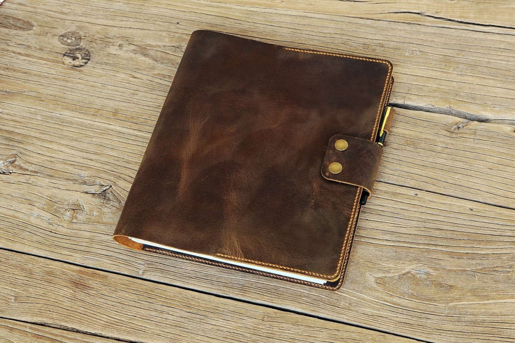 leather cover for 5 five star spiral notebooks