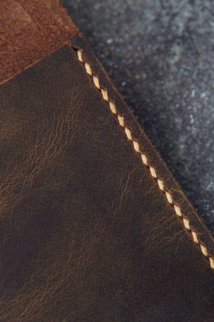 Distressed leather field notes holder field notes EDC cover