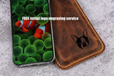 apple leather sleeve - DMleather