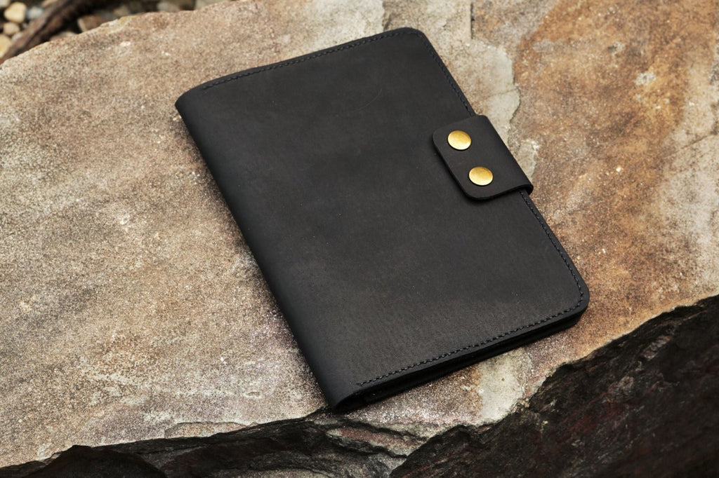 Black leather rocketbook everlast cover executive size