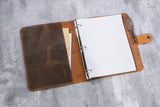 3 ring binder portfolio - DMleather