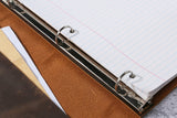 3 ring binder portfolio - DMleather