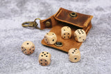 dice box - DMleather