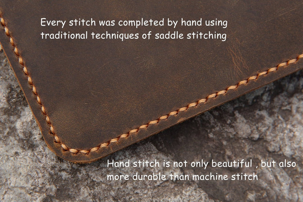 Personalized leather cover for Panda Planner