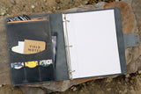 gray leather business portfolio