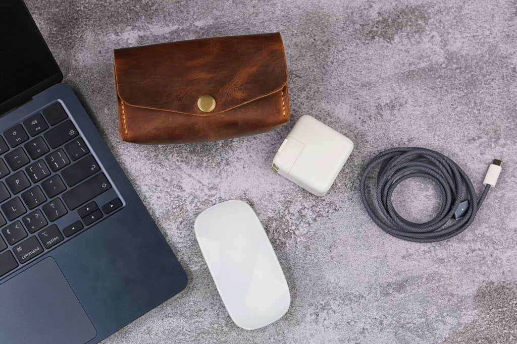 laptop charger case - DMleather