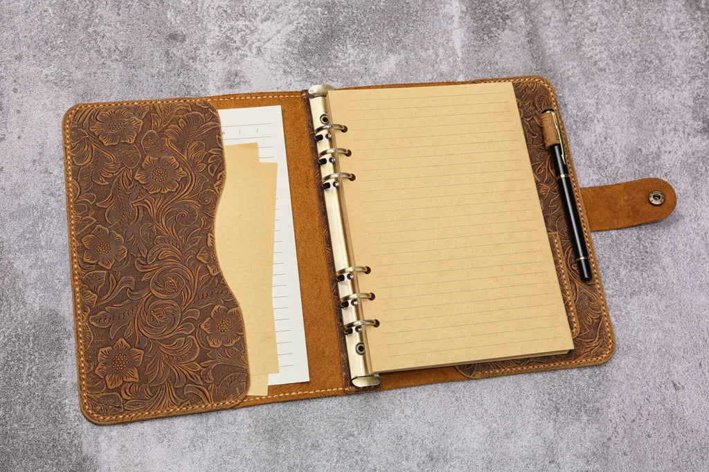 a5 binder planner - DMleather